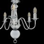 Silberner Kronleuchter mit 5 E14-Glühbirnen von vidaXL, Kronleuchter - Ref: Foro24-281616, Preis: 76,58 €, Rabatt: %