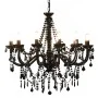 Black Beaded Chandelier 12 E14 Bulbs by vidaXL, chandeliers - Ref: Foro24-281609, Price: 188,86 €, Discount: %