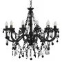 Black Beaded Chandelier 12 E14 Bulbs by vidaXL, chandeliers - Ref: Foro24-281609, Price: 188,86 €, Discount: %