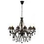 Black Beaded Chandelier 12 E14 Bulbs by vidaXL, chandeliers - Ref: Foro24-281609, Price: 188,86 €, Discount: %