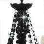 Black Beaded Chandelier 12 E14 Bulbs by vidaXL, chandeliers - Ref: Foro24-281609, Price: 181,72 €, Discount: %