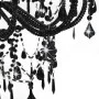 Black Beaded Chandelier 12 E14 Bulbs by vidaXL, chandeliers - Ref: Foro24-281609, Price: 188,86 €, Discount: %