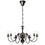Antique black metal chandelier 8 E14 bulbs by vidaXL, chandeliers - Ref: Foro24-241384, Price: 102,72 €, Discount: %