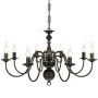Antique black metal chandelier 8 E14 bulbs by vidaXL, chandeliers - Ref: Foro24-241384, Price: 102,72 €, Discount: %