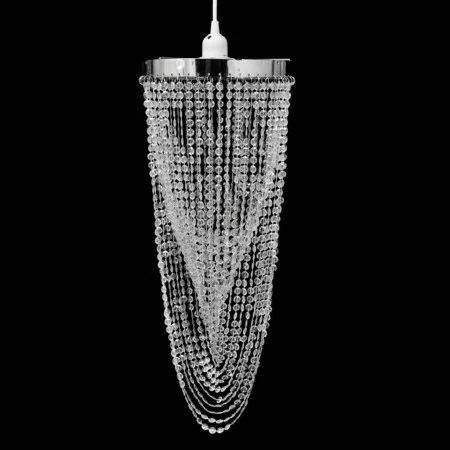 Elegante Pendelleuchte mit Kristallen, 22 x 58 cm von vidaXL, Kronleuchter - Ref: Foro24-241120, Preis: 28,86 €, Rabatt: %