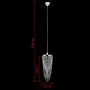 Elegante Pendelleuchte mit Kristallen, 22 x 58 cm von vidaXL, Kronleuchter - Ref: Foro24-241120, Preis: 28,86 €, Rabatt: %