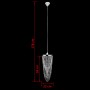 Lámpara colgante elegante con cristales, 22 x 58 cm de vidaXL, Lámparas de araña - Ref: Foro24-241120, Precio: 28,86 €, Descu...