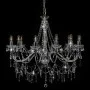 Chandelier with silver beads 12 E14 bulbs by vidaXL, chandeliers - Ref: Foro24-281610, Price: 221,71 €, Discount: %