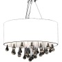 Pendelleuchte mit 85 weißen Kristallen von vidaXL, Kronleuchter - Ref: Foro24-60345, Preis: 116,37 €, Rabatt: %
