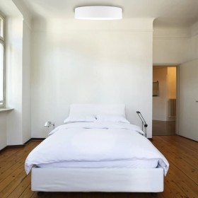 Smartwares Lámpara de techo blanca 60x60x10 cm