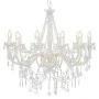 Chandelier with white beaded 12 E14 bulbs by vidaXL, chandeliers - Ref: Foro24-281608, Price: 178,00 €, Discount: %