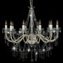 Chandelier with white beaded 12 E14 bulbs by vidaXL, chandeliers - Ref: Foro24-281608, Price: 174,41 €, Discount: %