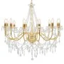 Kronleuchter mit goldenen Perlen, 12 E14-Glühbirnen von vidaXL, Kronleuchter - Ref: Foro24-281611, Preis: 225,57 €, Rabatt: %