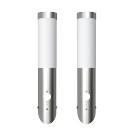 2 Außenwandleuchten mit Bewegungsmelder, Edelstahl von vidaXL, Wandleuchten - Ref: Foro24-160166, Preis: 45,33 €, Rabatt: %