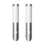 2 Outdoor wall lights with motion detector, stainless steel by vidaXL, Wall sconces - Ref: Foro24-160166, Price: 45,33 €, Dis...