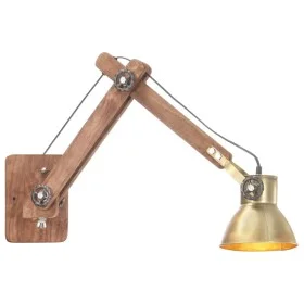 Lámpara de pared redonda estilo industrial latón E27 de vidaXL, Apliques de pared - Ref: Foro24-320576, Precio: 62,52 €, Desc...
