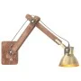 Round industrial style brass wall lamp E27 by vidaXL, Wall sconces - Ref: Foro24-320576, Price: 62,52 €, Discount: %