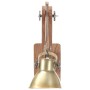 Lámpara de pared redonda estilo industrial latón E27 de vidaXL, Apliques de pared - Ref: Foro24-320576, Precio: 64,51 €