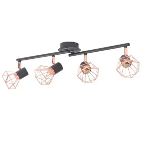 Ceiling lamp with 4 E14 black and copper bulbs by vidaXL, ceiling lights - Ref: Foro24-244391, Price: 46,88 €, Discount: %