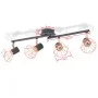 Ceiling lamp with 4 E14 black and copper bulbs by vidaXL, ceiling lights - Ref: Foro24-244391, Price: 46,88 €, Discount: %