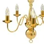 Goldener Kronleuchter mit 5 E14 Glühbirnen von vidaXL, Kronleuchter - Ref: Foro24-281617, Preis: 100,76 €, Rabatt: %