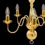Goldener Kronleuchter mit 5 E14 Glühbirnen von vidaXL, Kronleuchter - Ref: Foro24-281617, Preis: 100,76 €, Rabatt: %