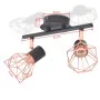 Ceiling lamp with 2 E14 black and copper bulbs by vidaXL, ceiling lights - Ref: Foro24-244389, Price: 28,14 €, Discount: %