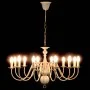 Antique white chandelier with 12 E14 light bulbs. by vidaXL, chandeliers - Ref: Foro24-281620, Price: 138,06 €, Discount: %