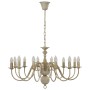 Antique white chandelier with 12 E14 light bulbs. by vidaXL, chandeliers - Ref: Foro24-281620, Price: 151,24 €, Discount: %