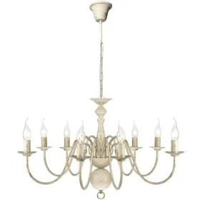 Antique white metal chandelier 8 E14 bulbs by vidaXL, chandeliers - Ref: Foro24-241383, Price: 101,31 €, Discount: %
