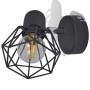 Industrial style LED filament bulb wall lights 2 units black by vidaXL, Wall sconces - Ref: Foro24-242265, Price: 25,01 €, Di...