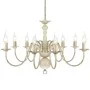 Antique white metal chandelier 8 E14 bulbs by vidaXL, chandeliers - Ref: Foro24-241383, Price: 100,81 €, Discount: %