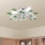 Deckenleuchte mit Armen aus weißem und violettem Blattglas von vidaXL, Deckenleuchten - Ref: Foro24-240982, Preis: 47,66 €, R...