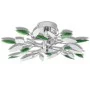 Ceiling lamp with white and purple leaf glass arms by vidaXL, ceiling lights - Ref: Foro24-240982, Price: 47,64 €, Discount: %