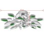 Ceiling lamp with white and purple leaf glass arms by vidaXL, ceiling lights - Ref: Foro24-240982, Price: 43,21 €, Discount: %