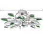 Deckenleuchte mit Armen aus weißem und violettem Blattglas von vidaXL, Deckenleuchten - Ref: Foro24-240982, Preis: 47,66 €, R...