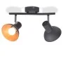 Ceiling lamp for 2 black and gold E27 bulbs by vidaXL, ceiling lights - Ref: Foro24-244409, Price: 21,55 €, Discount: %