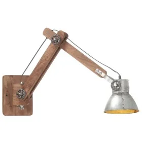 Lámpara de pared redonda estilo industrial plateada E27 de vidaXL, Apliques de pared - Ref: Foro24-320575, Precio: 64,01 €, D...