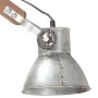 Lámpara de pared redonda estilo industrial plateada E27 de vidaXL, Apliques de pared - Ref: Foro24-320575, Precio: 56,19 €