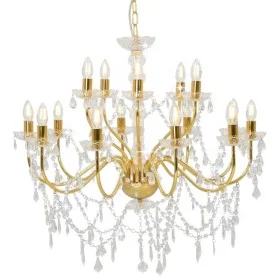 Chandelier with 2 layers gold 15 E14 bulbs by vidaXL, chandeliers - Ref: Foro24-281613, Price: 294,47 €, Discount: %