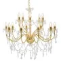 Chandelier with 2 layers gold 15 E14 bulbs by vidaXL, chandeliers - Ref: Foro24-281613, Price: 294,47 €, Discount: %
