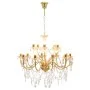 Chandelier with 2 layers gold 15 E14 bulbs by vidaXL, chandeliers - Ref: Foro24-281613, Price: 294,47 €, Discount: %