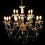 Chandelier with 2 layers gold 15 E14 bulbs by vidaXL, chandeliers - Ref: Foro24-281613, Price: 294,47 €, Discount: %