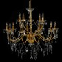 Chandelier with 2 layers gold 15 E14 bulbs by vidaXL, chandeliers - Ref: Foro24-281613, Price: 297,48 €, Discount: %