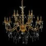 Chandelier with 2 layers gold 15 E14 bulbs by vidaXL, chandeliers - Ref: Foro24-281613, Price: 294,47 €, Discount: %
