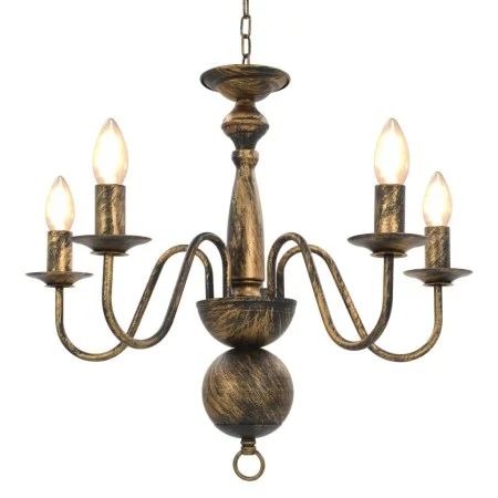 Antique black chandelier 5 x E14 bulbs by vidaXL, chandeliers - Ref: Foro24-281615, Price: 83,26 €, Discount: %