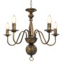Antiker schwarzer Kronleuchter mit 5 x E14-Glühbirnen von vidaXL, Kronleuchter - Ref: Foro24-281615, Preis: 83,26 €, Rabatt: %