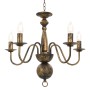 Antiker schwarzer Kronleuchter mit 5 x E14-Glühbirnen von vidaXL, Kronleuchter - Ref: Foro24-281615, Preis: 83,26 €, Rabatt: %