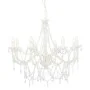 Chandelier with beads white 8 E14 bulbs by vidaXL, chandeliers - Ref: Foro24-281604, Price: 176,73 €, Discount: %