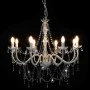 Chandelier with beads white 8 E14 bulbs by vidaXL, chandeliers - Ref: Foro24-281604, Price: 176,73 €, Discount: %